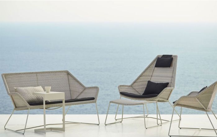 Cane-Line Breeze Sofa Set-Grey