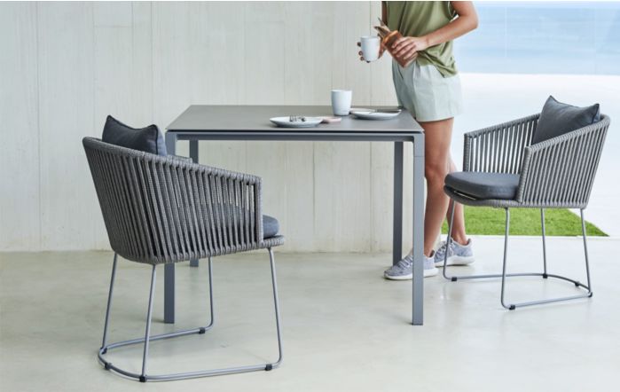Cane-Line Moments & Pure Two Seater Dining Set